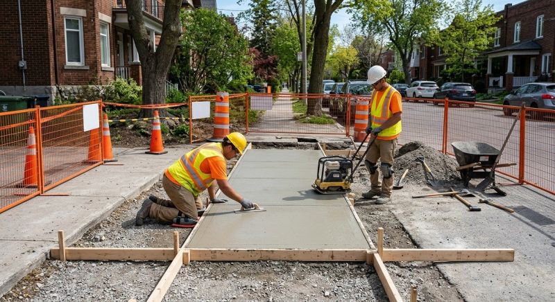 Concrete Sidewalk Installation Service