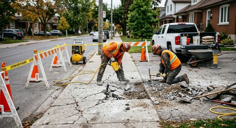 Concrete Sidewalk Installation Service